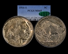 1916-S 5C MS65