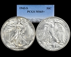 1943-S 50C MS65+