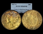 1927-S 10C MS65FB
