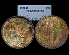 1934-D 10C MS67FB