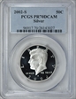 2002-S 50C Silver PR70DCAM
