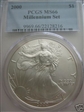 2000 $1 Millennium Set MS66