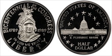 1989-S 50C Congress PR69DCAM