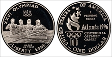 1996-P $1 Rowing PR69DCAM