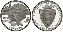 2016-S 50C 100th Anniv. Nat'l Parks PR69DCAM