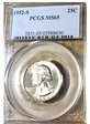 1952-S 25C MS65