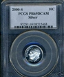 2000-S 10C Silver PR69DCAM