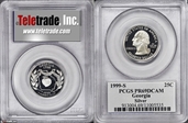 1999-S 25C Georgia Silver PR69DCAM