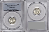 1916 10C Mercury MS65FB