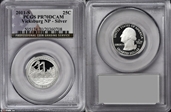 2011-S 25C Vicksburg NP - Silver PR70DCAM