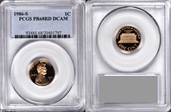 1986-S 1C PR68DCAM