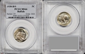 1938-D/S 5C Buffalo MS66