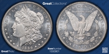 1886 $1 MS65DMPL