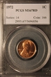 1972 1C MS67RD