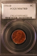 1950-D 1C MS67RD