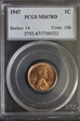 1947 1C MS67RD