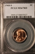 1968-S 1C MS67RD