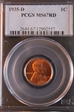 1935-D 1C MS67RD