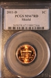 2011-D 1C Shield MS67RD