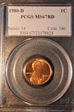 1980-D 1C MS67RD