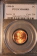 1990-D 1C MS68RD