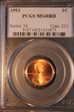 1993 1C MS68RD