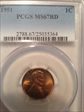 1951 1C MS67RD