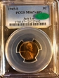 1945-S 1C MS67+ RD