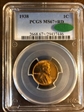 1938 1C MS67+ RD