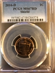 2016-D 1C Shield MS67RD