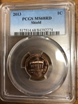 2013 1C Shield MS68RD