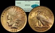 1932 $10 MS64
