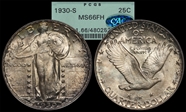 1930-S 25C MS66FH