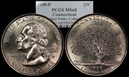 1999-P 25C Connecticut MS68