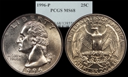 1996-P 25C MS68