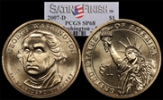 2007-D $1 G. Washington - Pos. A Satin Finish SP68