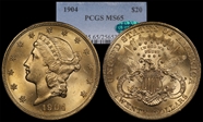 1904 $20 MS65