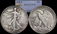 1938-D 50C VF30