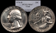 1976-D 25C Clad MS67