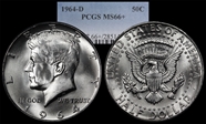 1964-D 50C MS66+