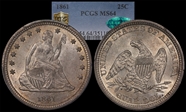 1861 25C MS64
