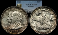 1921 50C Alabama MS65