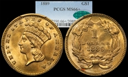 1889 G$1 MS66+