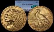 1912 $5 MS64+
