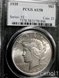 1935 $1 AU58
