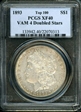 1893 $1 VAM 4, Doubled Stars XF40