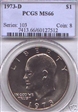 1973-D $1 MS66