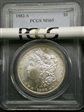 1882-S $1 MS65