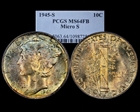 1945-S 10C Micro S MS64FB