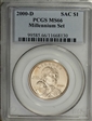2000-D SAC$1 Millennium Set MS66
